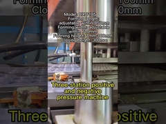 المستخدمة الفراغ البلاستيكية نصف الآلية آلة تشكيل لوعاء مربع الطعام مرة واحدة