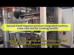 آلة التشكيل الحراري البلاستيكية ذات المحطات الثلاثة الآلية بالكامل