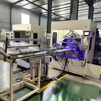 آلة طباعة الكؤوس البلاستيكية والورقية 90-120 ملم مع التحكم PLC وشاشة اللمس